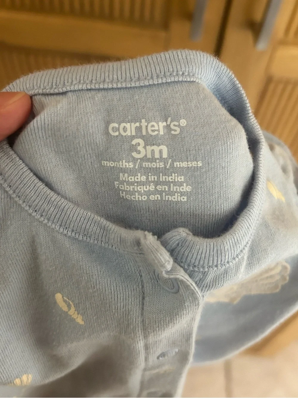 NWOT Carter’s shell-themed romper, 3m